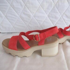Sorel Women's Joanie Heel Ankle Strap Sandals size 11
